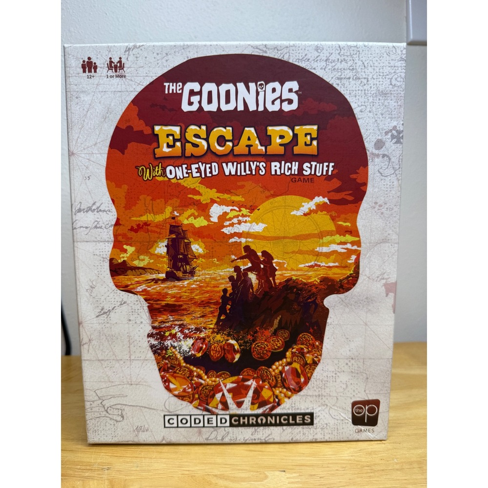 The Goonies Escape With One-Eyed Willy's Rich Stuff Coded Chronicles Board Game